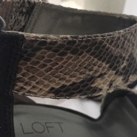 Black & Snakeskin Pumps - Picture 4 of 4